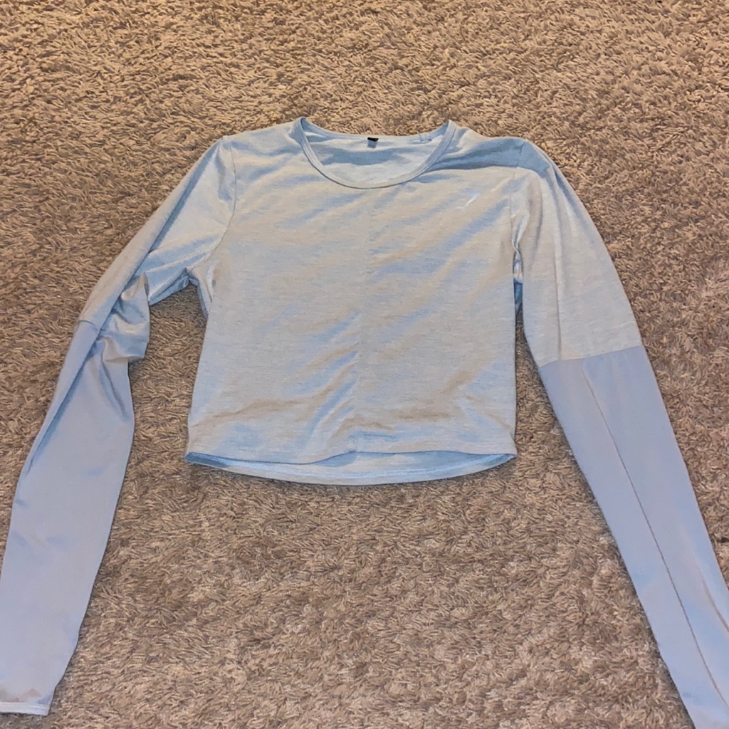 Long Sleeve Gym Shark Top